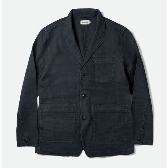 Taylor Stitch The Emerson Jacket Blazer In Navy  Double Cloth 40 M NEW Huckberry - Picture 6 of 14